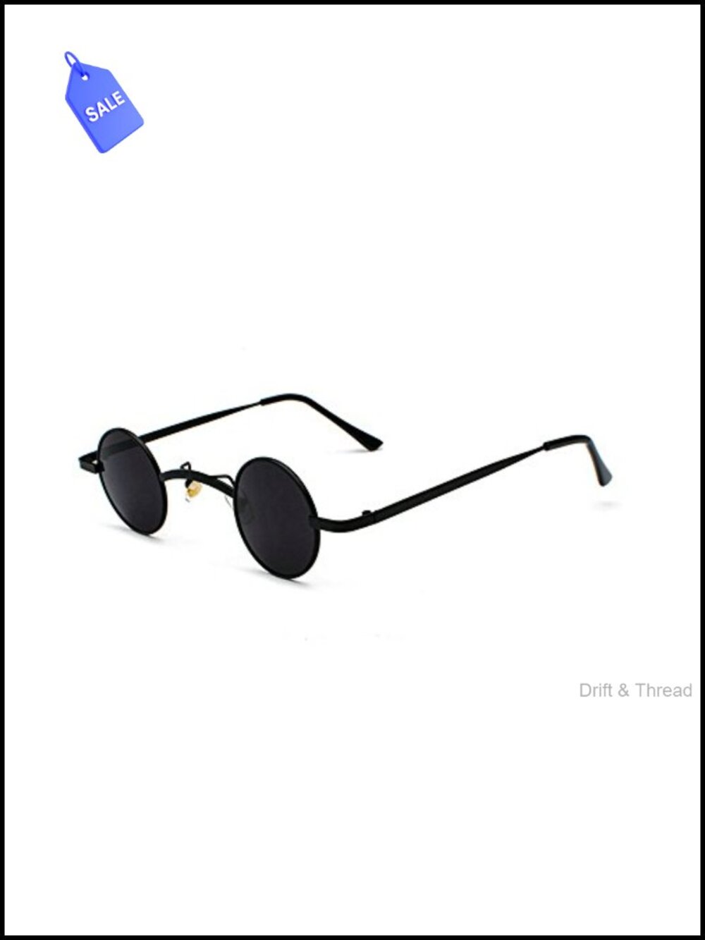 Round Metal Frame Sunglasses Polarized UV Protection Unisex Fashion
